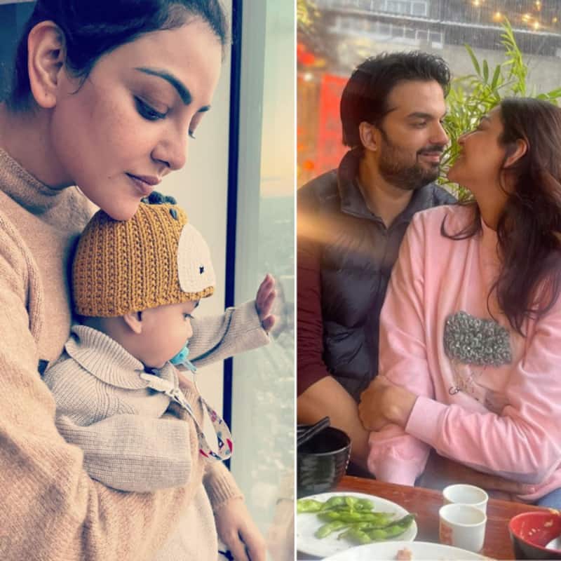 Kajal Aggarwal ने शेयर की बेटे की क्यूट सी फोटो, पति संग एक्ट्रेस ने दिए रोमांटिक पोज