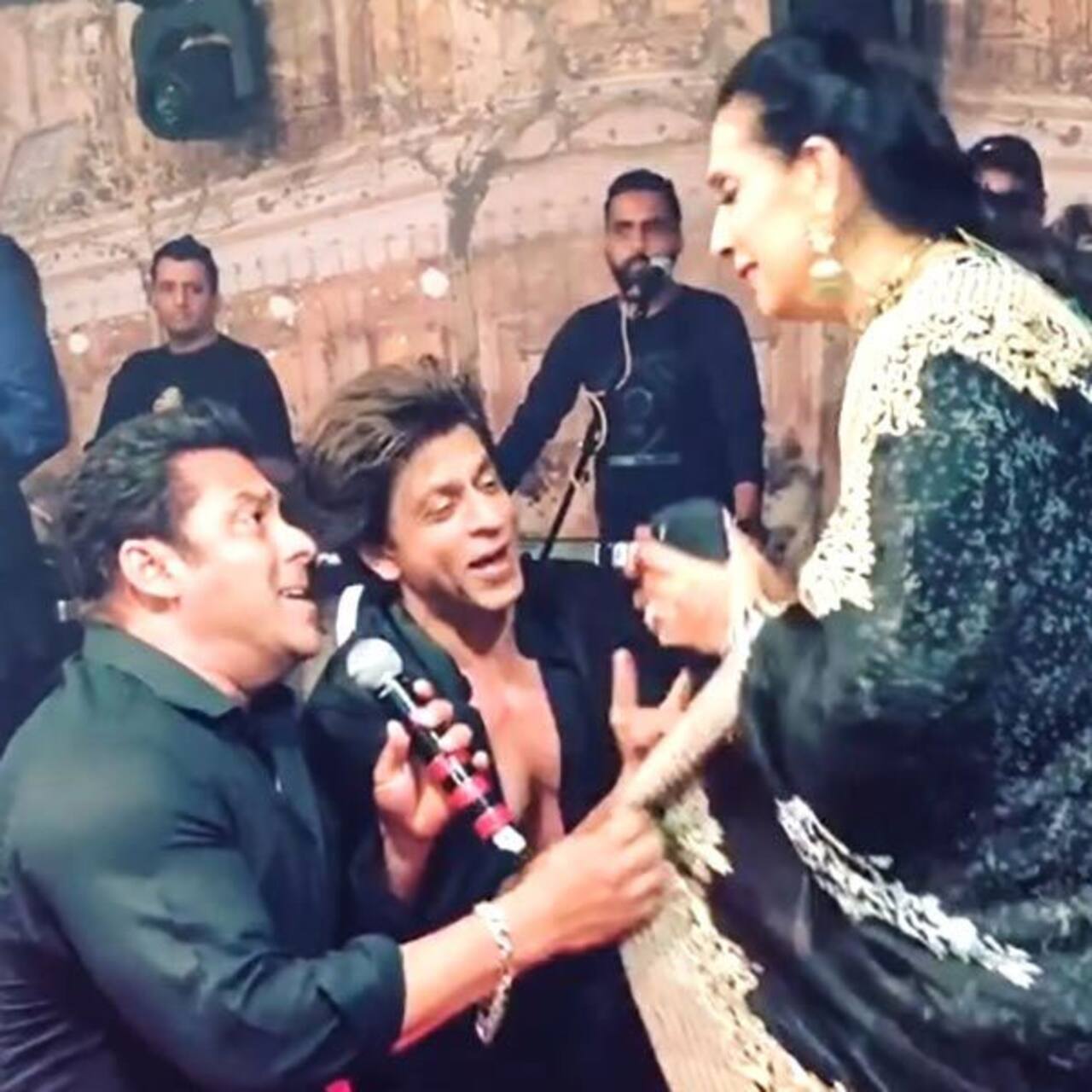 Sonam Kapoor's wedding was a helluva night to remember when Shah Rukh Khan and Salman Khan went uncontrollably on the dance floor.