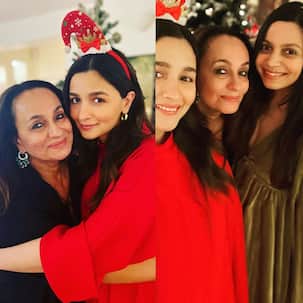 Alia Bhatt celebrates Christmas Eve with Ranbir Kapoor, Soni Razdan and family, fans ask where is 'Raha Kapoor' [View pics]