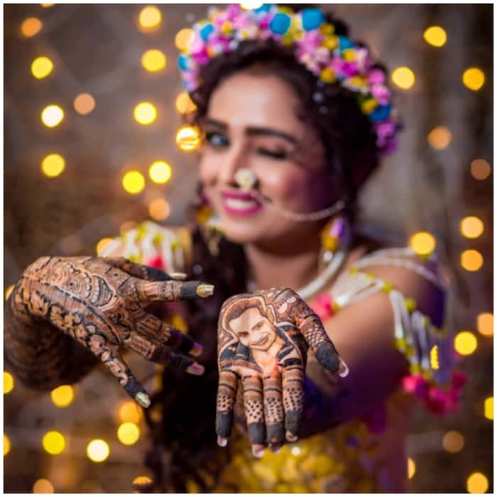 पारुल चौहान ने भी हाथों पर बनवाई थी पिया की तस्वीर
