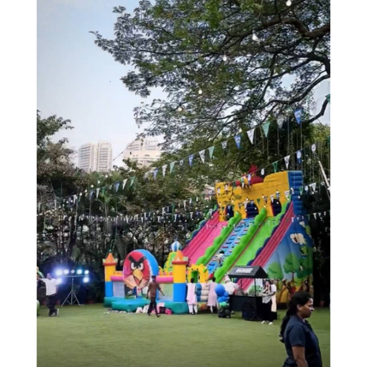 Kareena Kapoor Khan-Saif Ali Khan's son Taimur Ali Khan's pre-birthday bash: Angry bird slide 