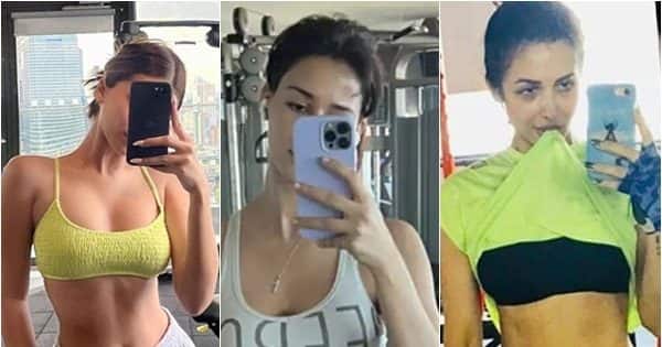 Tara Sutaria, Disha Patani, Malaika Arora and more Bollywood actresses who love to flaunt their toned midriff in gym selfies