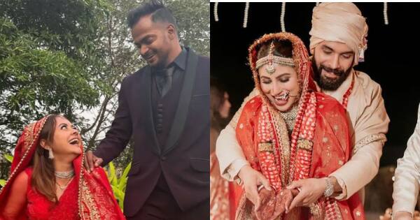 Devoleena Bhattacharjee, Mouni Roy and more TV celebs who tied the knot this year [View Pics] 