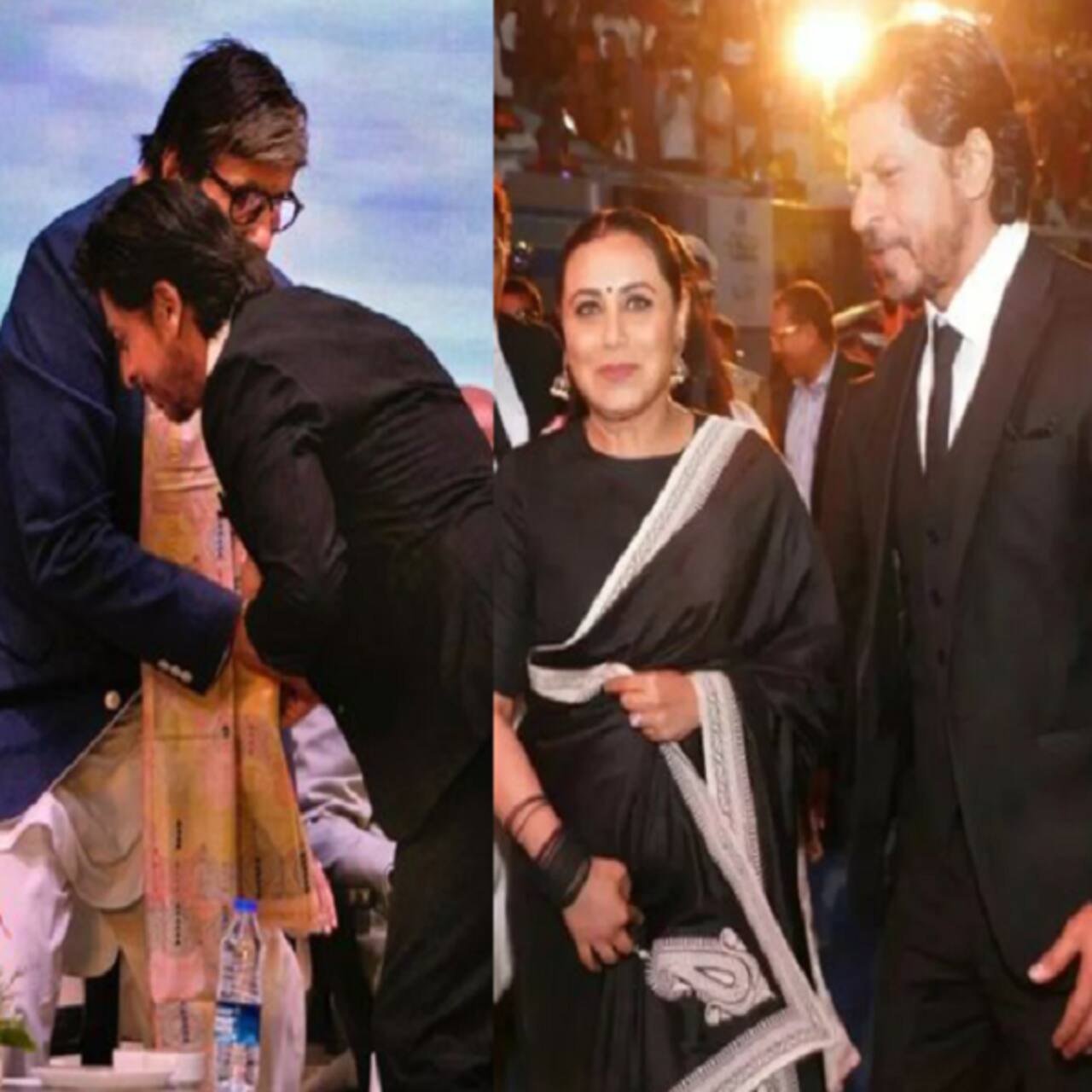 Shah Rukh Khan touches Amitabh Bachchan-Jaya's feet; Rani Mukerji kisses SRK's hand: Check unmissable moments from Kolkata Film Festival