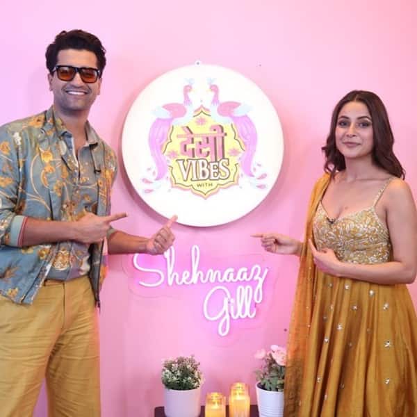Shehnaaz Gill looks excited to host Vicky Kaushal