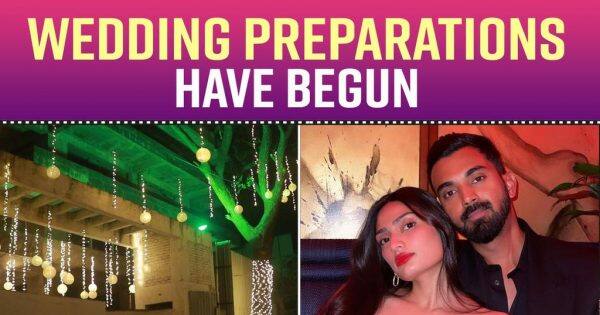 Athiya Shetty and KL Rahul wedding preparations have begun; here are all the details [Watch Video]