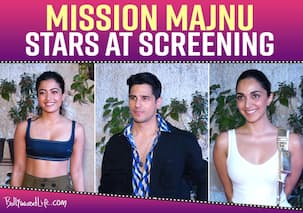 Mission Majnu screening: Kiara Advani, Sidharth Malhotra, Rashmika Mandanna, and other stars glam up the night [Watch Video]