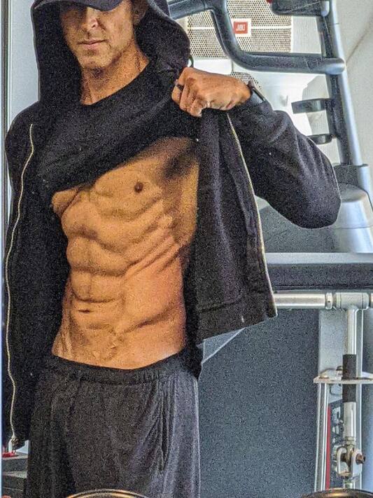 Hrithik Roshan's ripped bod, 8-pack abs at 48 have fans in a tizzy: 'Okay  then'. See photos