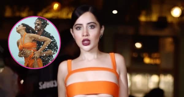 Urfi Javed teases trolls in a bolder than Deepika Padukone bhagwa outfit [Watch Video]