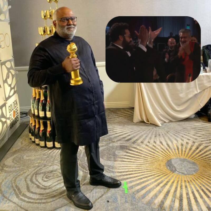 Golden Globes 2023: How RRR stars Jr NTR, Ram Charan, SS Rajamouli reacted as Naatu Naatu won Best Original Song [Watch]