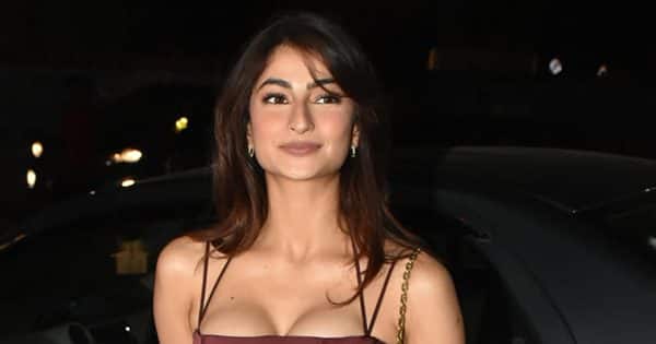Palak Tiwari makes a super bold fashion statement in a plunging neckline corset top and low waist pants; sets internet on fire [View Pics]