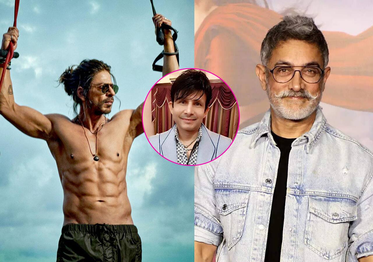 Pathaan: KRK takes a nasty dig at Aamir Khan over Shah Rukh Khan film's box office success; gets badly slammed by the superstars' fans