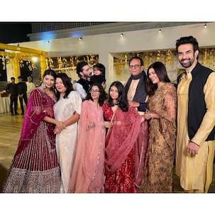 Charu Asopa, Rajeev Sen and Ziana reunite to attend family wedding in Kolkata; Sushmita Sen's ex Rohman Shawl holds the toddler adorably [View Pics]