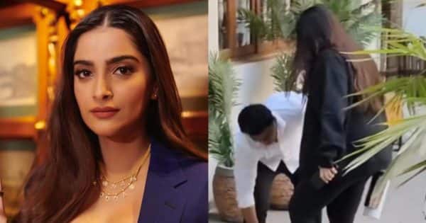 Sonam Kapoor gets slammed by netizens after staff fetches her slippers to wear after yoga class; call her, ‘Real nepo kid’ [Watch Video]