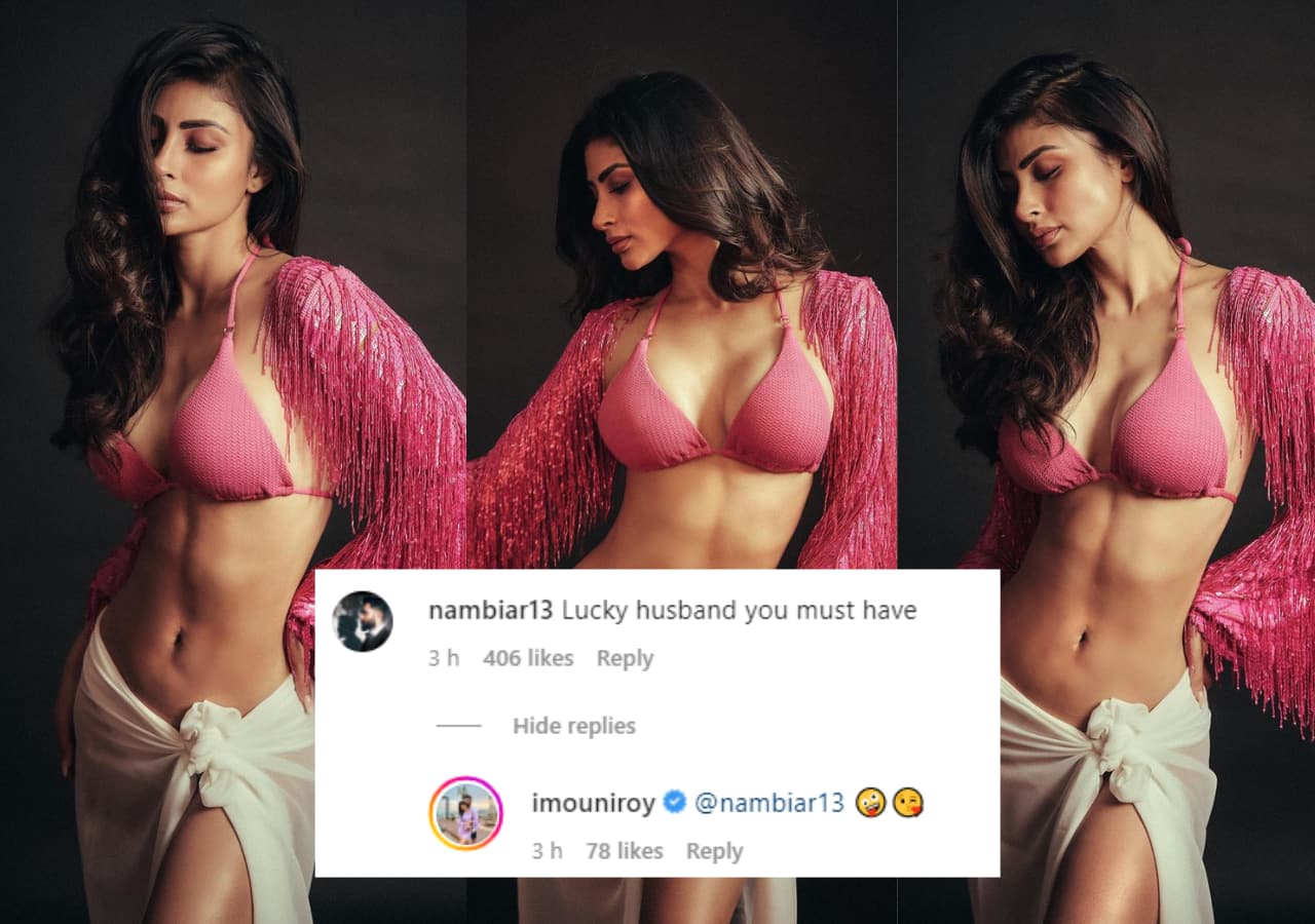 Mouni Roy flaunts her toned midriff: Suraj Nambiar drops a cheeky comment 