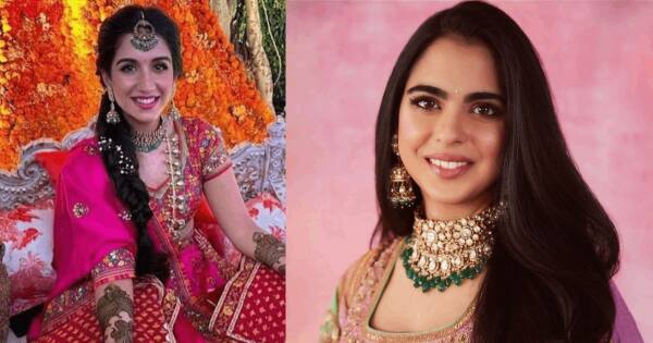 Radhika Merchant mehendi ceremony: Anant Ambani's soon-to-be wife looks radiant in Abu Jani-Sandeep Khosla lehenga; Isha Ambani opts for pastel [VIEW PICS]