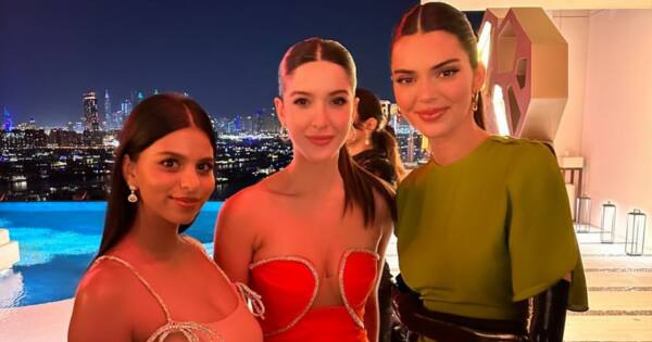 Suhana Khan, Shanaya Kapoor party with Kendall Jenner; the three gorgeous beauties in one frame are unmissable [View Pics]