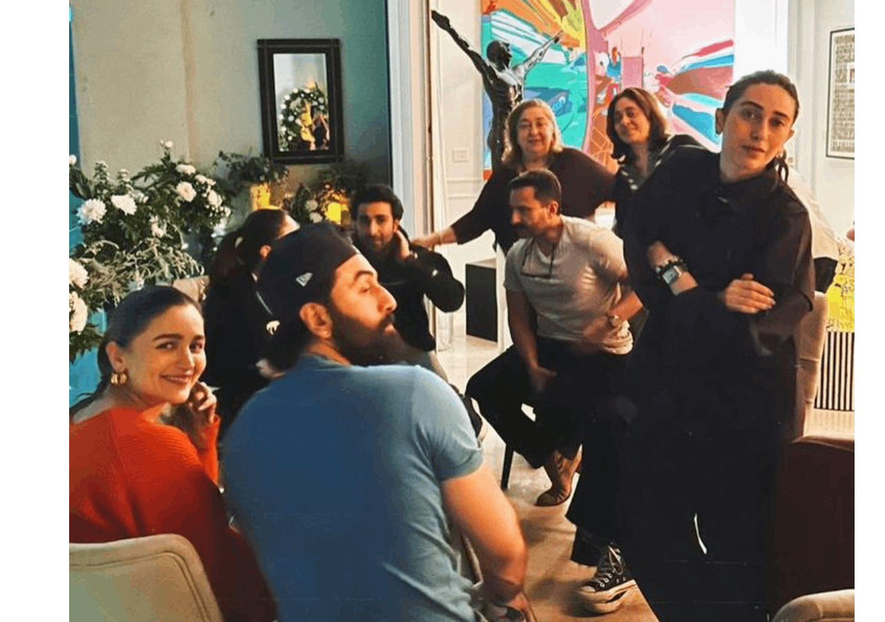 Alia Bhatt is all smiles as they all try to pose