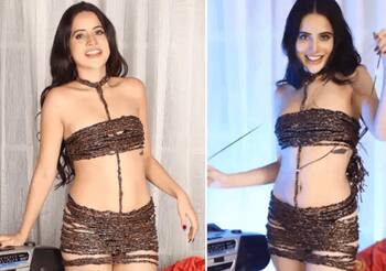 Urfi Javed Drops Pics in Garbage Bag Dress, Says 'Could Literally