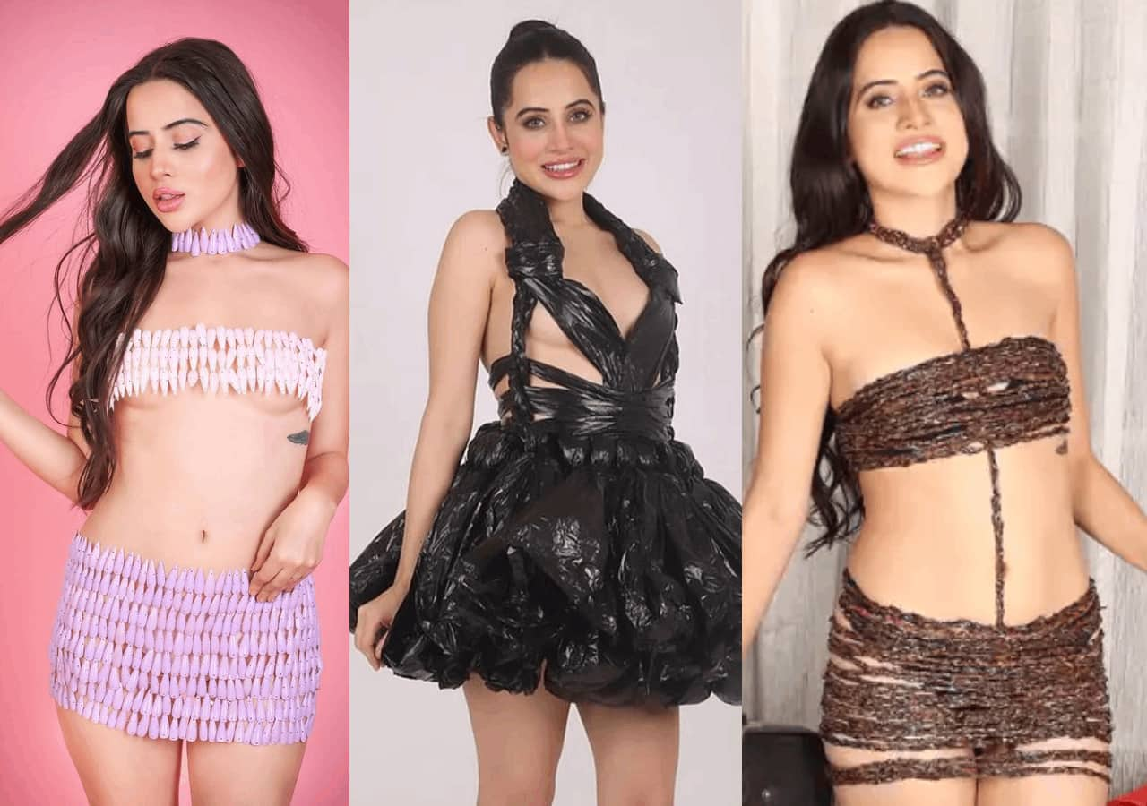 Garbage bags to artificial nails: 7 times Urfi Javed made outfits