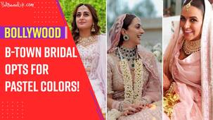 Kiara Advani looks jaw-droppingly gorgeous in pink lehnga, check out other B-town brides who ditched the regular red [Watch Video]