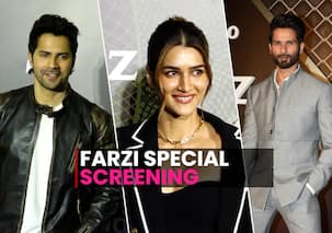 Farzi special screening: Shahid Kapoor, Kriti Sanon, Mirzapur cast and others attend [Watch Video]