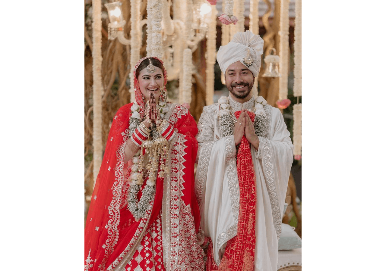 Abhishek Pathak and Shivaleeka Oberoi - The Happy Couple
