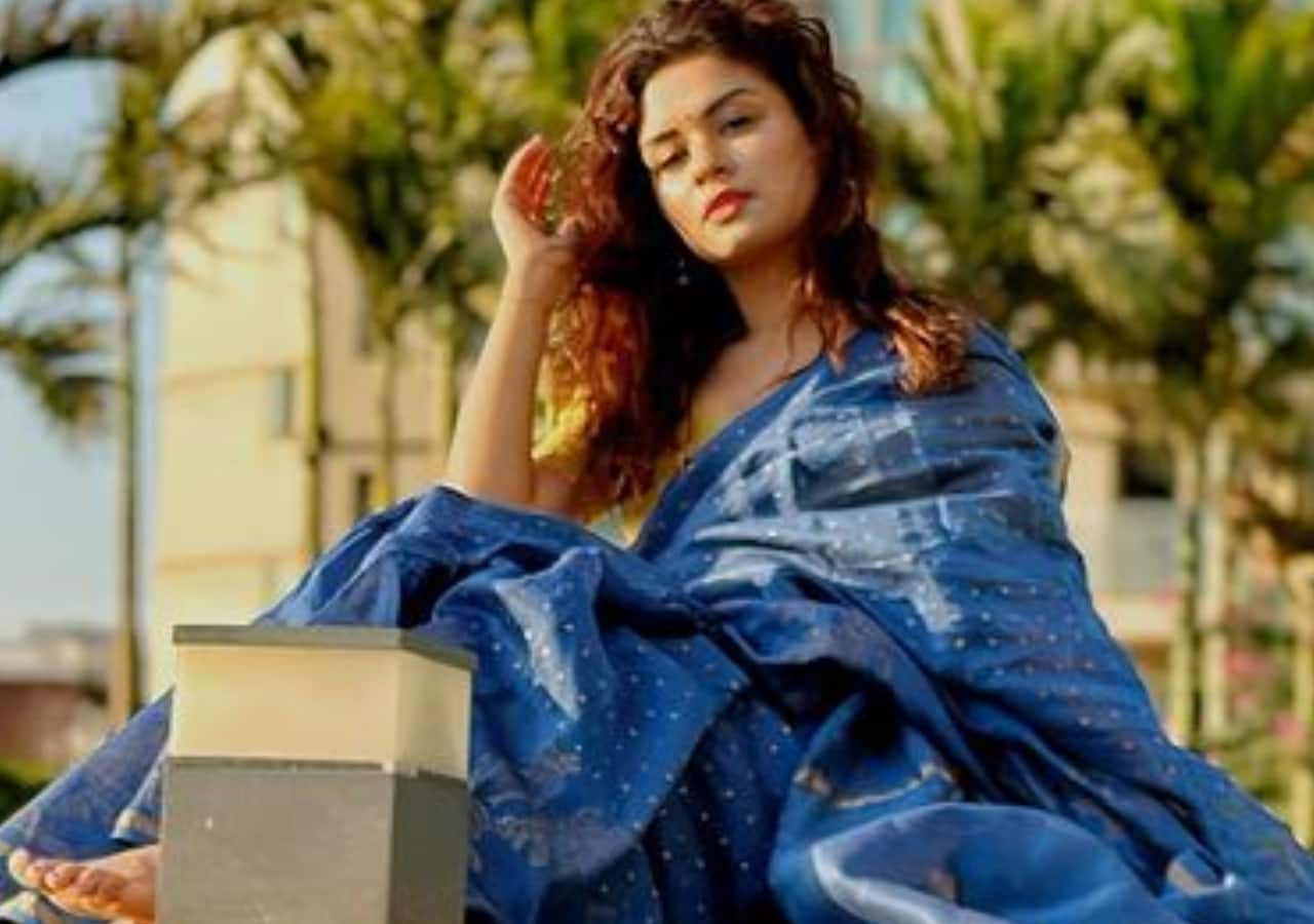 Avneet Kaur is the epitome of sensuality in a blue cotton saree [View Pics]