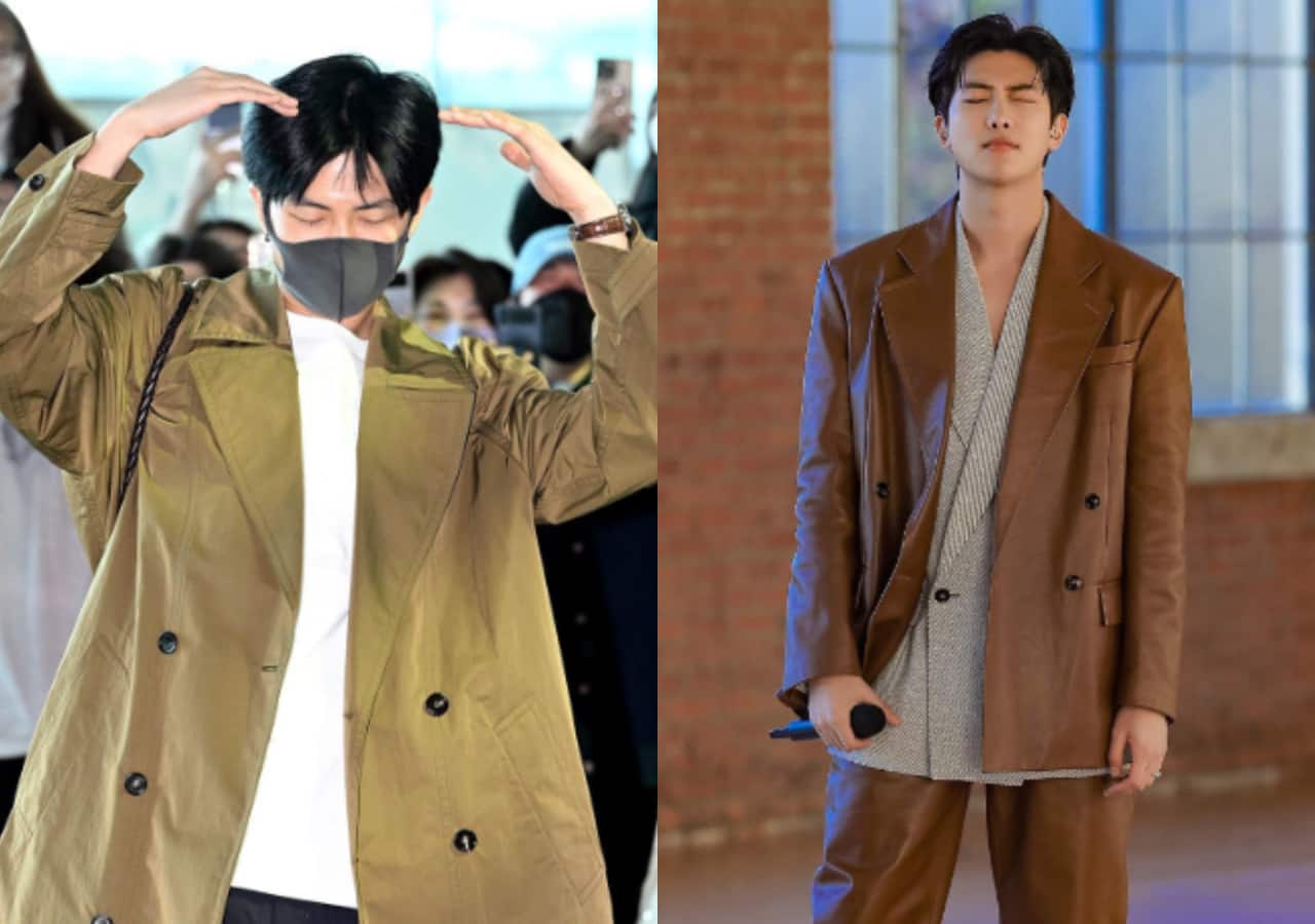 BTS' RM completes airport look with accessories worth Rs 65 lakh, Jin does  it for Rs 2.6 lakh!