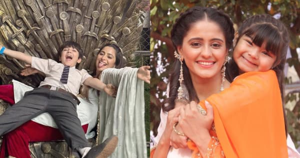 Ayesha Singh and Aishwarya Sharma’s adorable off-screen bond with Aria and Tanmay will tug at your heartstrings [View Pics]