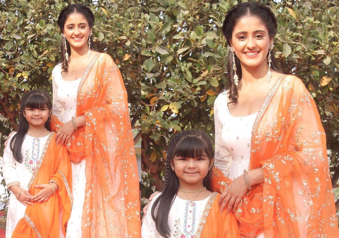 Ghum Hai Kisikey Pyaar Meiin: Ayesha Singh and Aria Sakaria twinning in Orange and White 