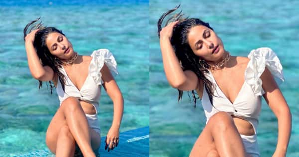 Hina Khan sets the internet on fire with white monokini pics; sunkissed avatar will leave you awestruck [View Pics]