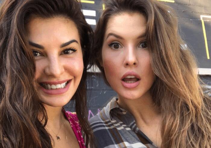 Jacqueline Fernandez and Amanda Cerny