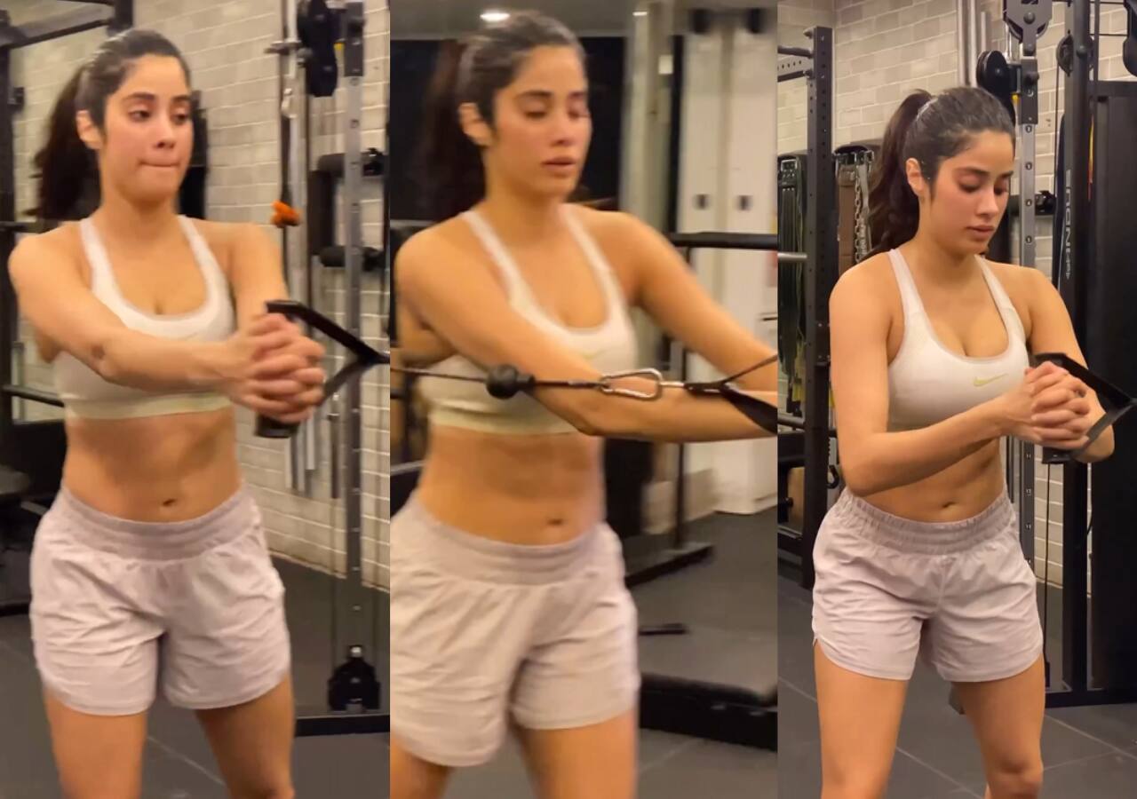 Janhvi flaunts her workout glow