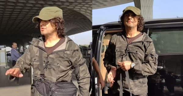 Sonu Nigam makes his first public appearance after being attacked; singer assures he is fine [Watch video]