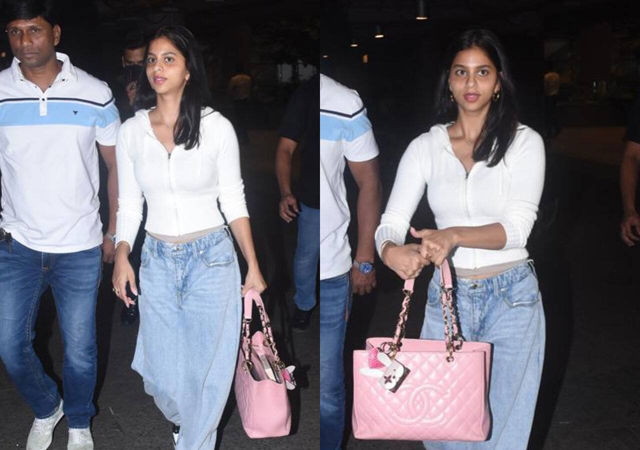 Suhana Khan makes a delightful appearance at the airport; netizens can't get over her look and skin tone [Watch video]