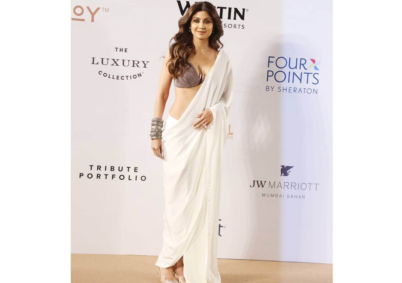 Shilpa Shetty nailed this super bold saree