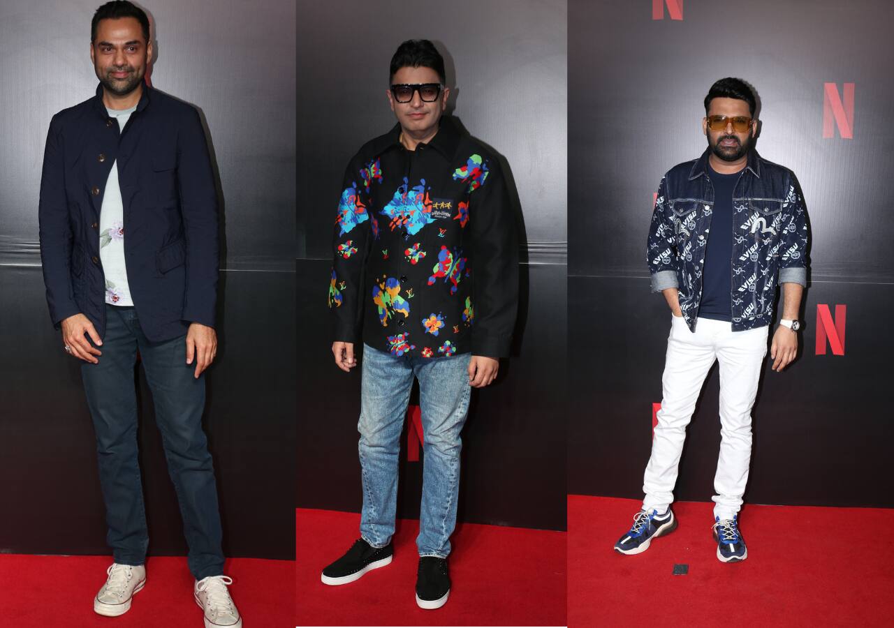 Abhay Deol, Bhushan Kumar and Kapil Sharma look dapper on the red carpet of the Netlfix Networking Party