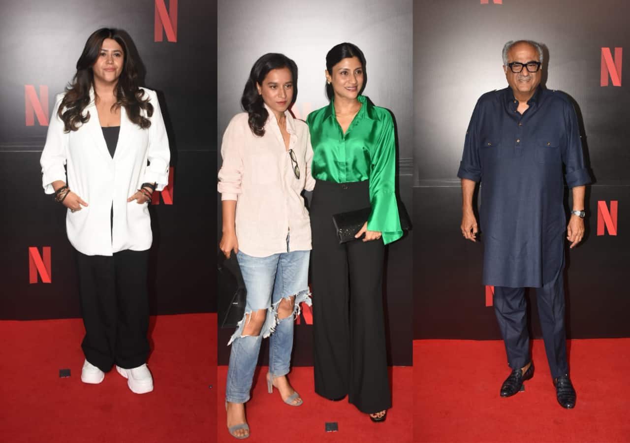 Ekta Kapoor, Konkona Sen Sharma, Tilottama Shome and Boney Kapoor spotted at the Netflix Networking Party