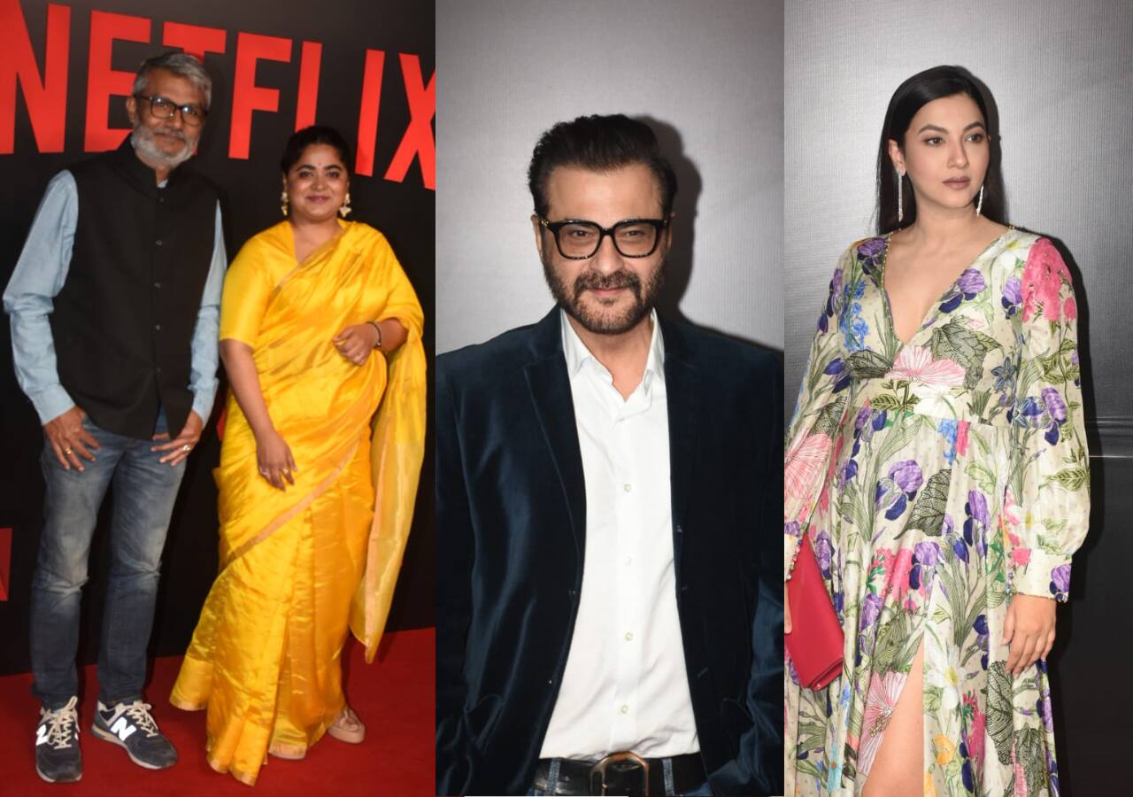 Nitesh Tiwari and Ashwiny Iyer Tiwari, Sanjay Kapoor and Gauahar Khan were spotted at the Netflix Networking Party