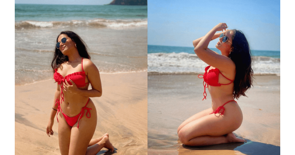 Choti Sarrdaarni star Rutuja Sawant pulls off a red bikini on Valentine's day; 7 times the TV actress set the internet ablaze with her swimwear looks [VIEW PICS]