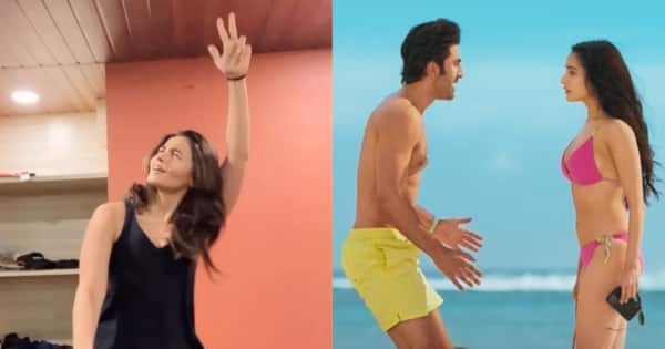 Alia Bhatt promotes husband Ranbir Kapoor’s song Tere Pyaar Mein in a unique way; we cannot get over her workout glow [Watch]