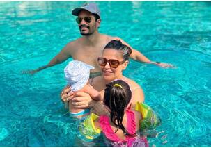 Neha Dhupia recalls how paps once had the opportunity to click photos of her children but respected her privacy [Watch Exclusive Video]