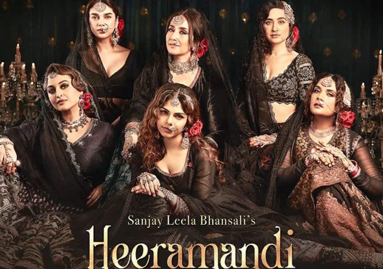 Heeramandi first look poster released हीरामंडी का फर्स्ट लुक पोस्टर