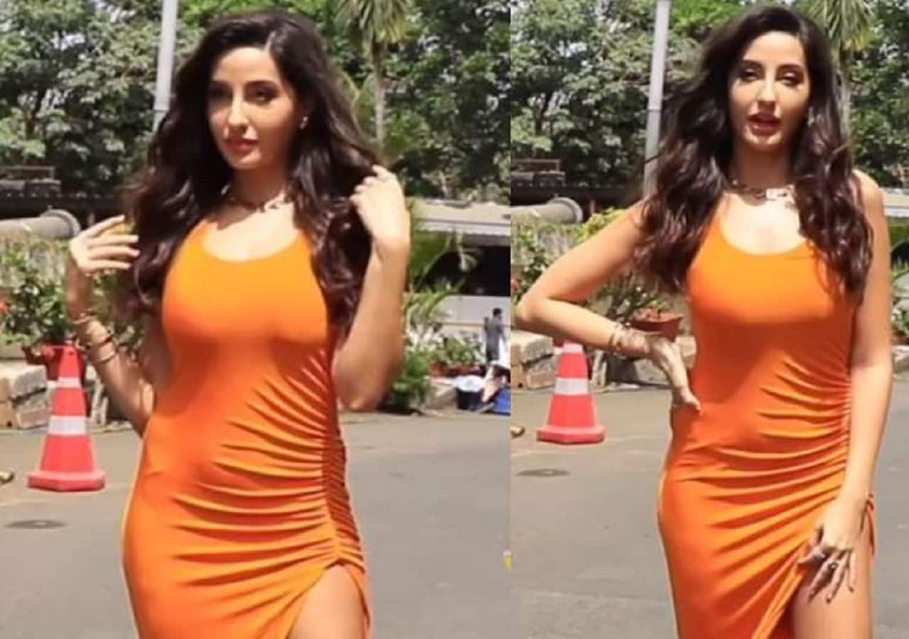 Nora Fatehi was called useless after she stepped out wearing a thigh-high slit gown.