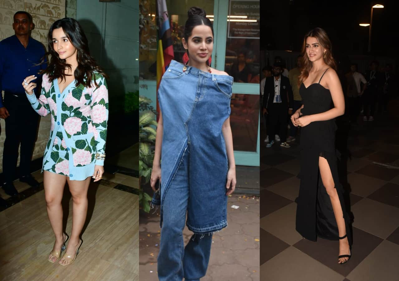 Worst Dressed Celebs of the Week: Alia Bhatt, Kriti Sanon, Urfi Javed and more stars who failed to impress on the fashion front
