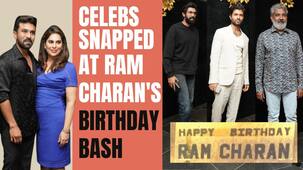 Ram Charan Birthday Bash: SS Rajamouli, Nagarjuna, Vijay Deverakonda and more stars attend RRR actor's epic party [Watch Video]