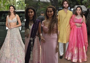 Alanna Panday-Ivor McCray sangeet: Ananya Panday dresses to perfection; Shibani Dandekar, Aaliyah Kashyap and more arrive looking like abso divas [VIEW PICS]
