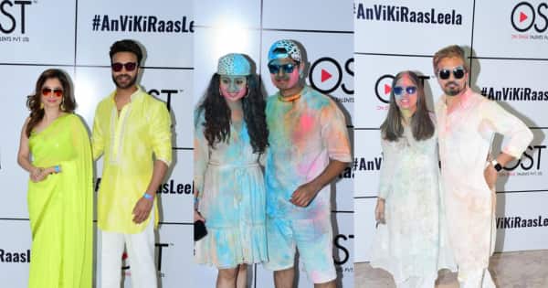 Neil Bhatt-Aishwarya Sharma, Hina Khan-Rocky Jaiswal and other TV celebs enjoy at Ankita Lokhande-Vicky Jain’s starry party