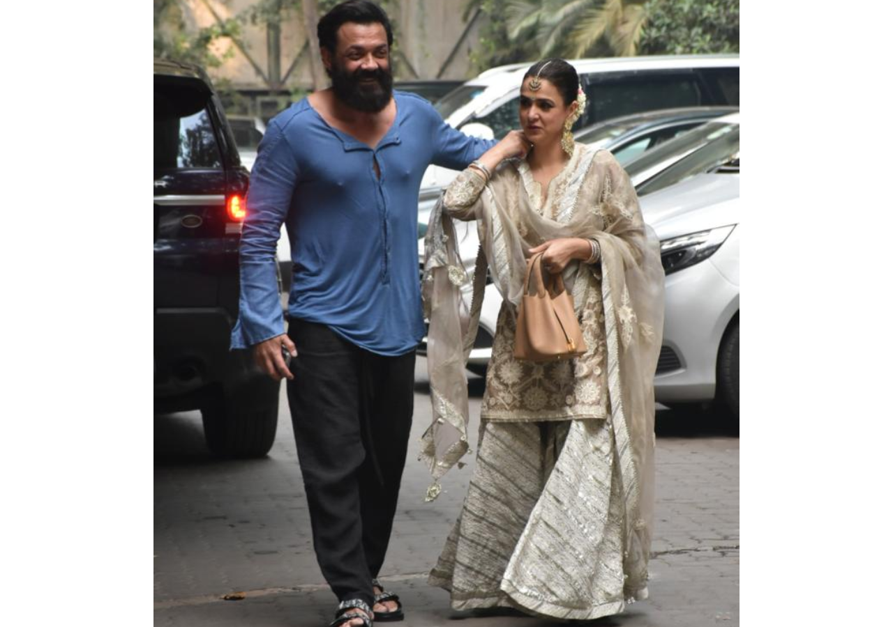 Bobby Deol and wife
